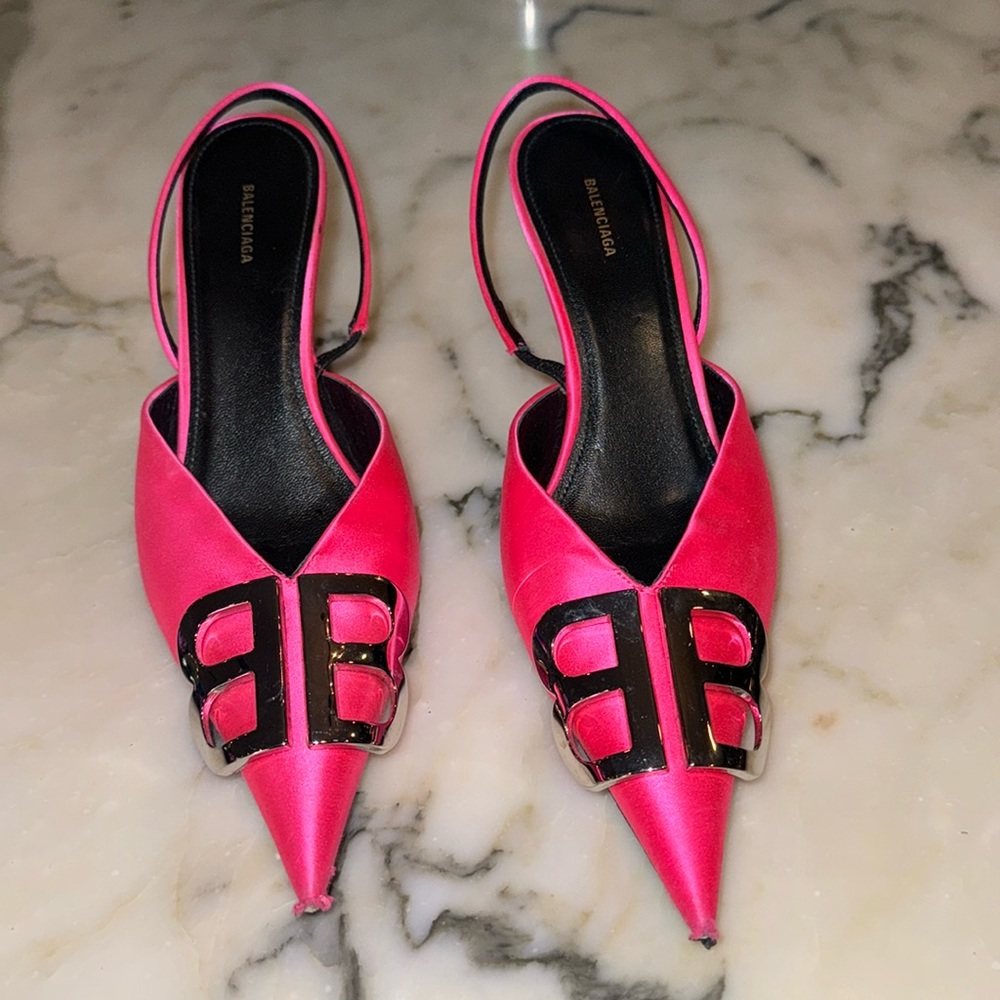 Balenciaga PINK BB Heels in 36